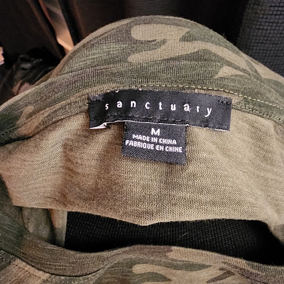 SANCTUARY CAMO T- SHIRT DRESS - Picture 3 of 3